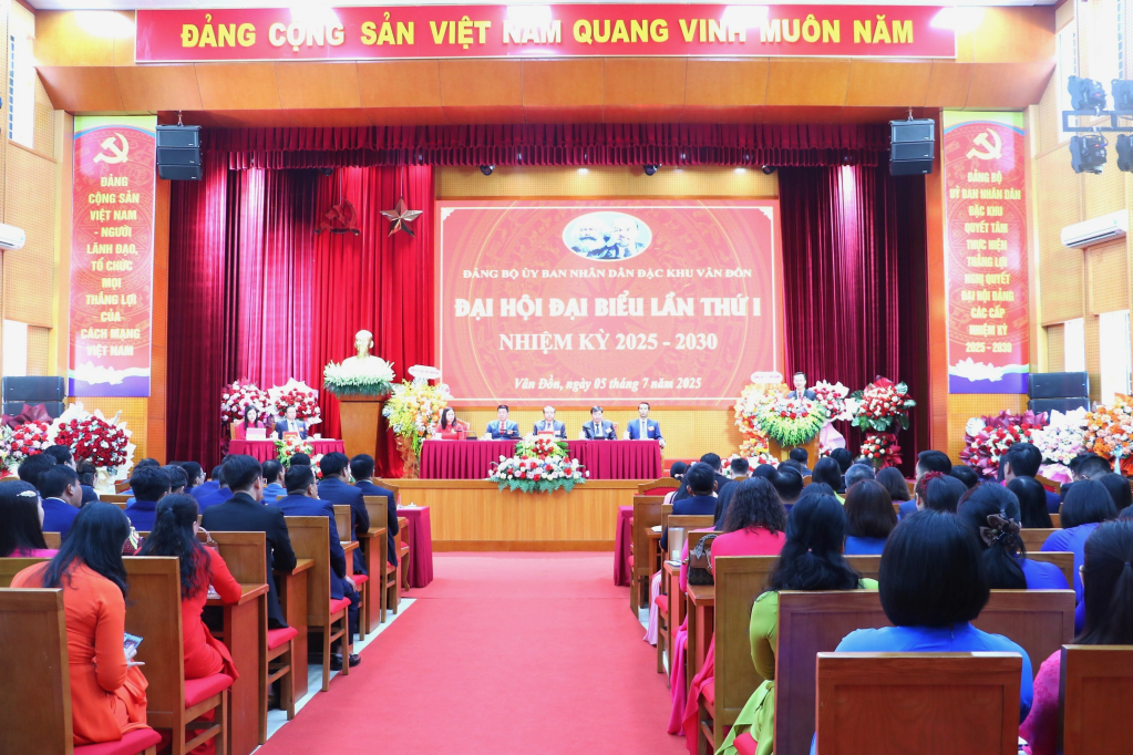 Đại hội Đảng bộ UBND Đặc khu Vân Đồn lần thứ I, nhiệm kỳ 2025 – 2030