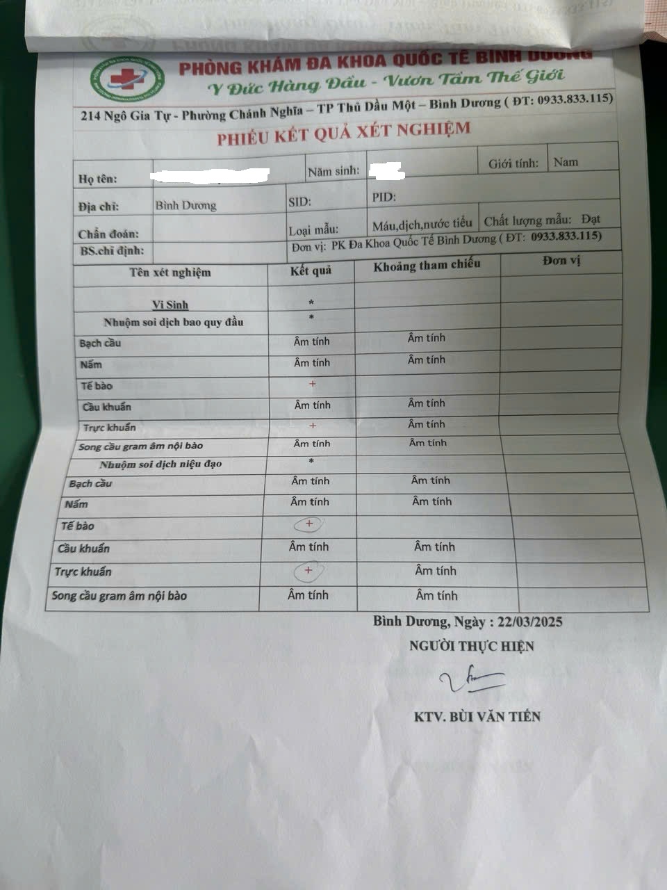 Kết quả soi nhuộm dịch bao quy đầu âm tính nhưng bác sĩ phán dương tính Kết quả soi nhuộm dịch bao quy đầu âm tính nhưng bác sĩ phán dương tính