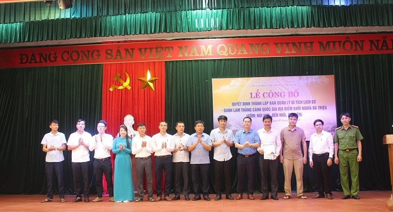 Thành lập Ban Quản lý Di tích lịch sử - Danh lam thắng cảnh quốc gia Địa điểm khởi nghĩa Bà Triệu