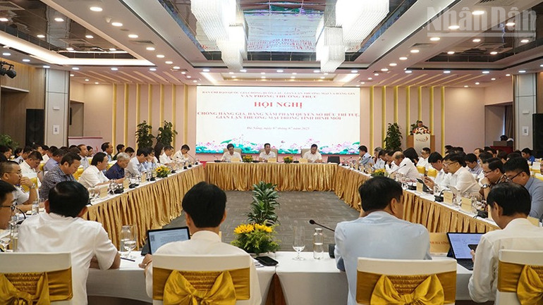 Hội nghị là dịp để nhìn lại thực trạng về hoạt động sản xuất, buôn bán hàng giả, hàng xâm phạm quyền sở hữu trí tuệ