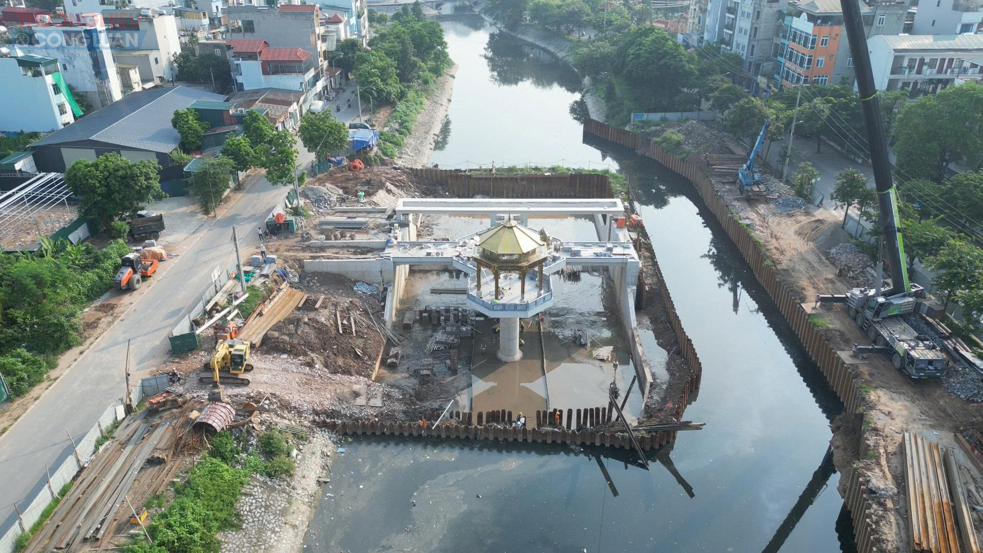 Công trình là một trong những giải pháp ứng phó với tình trạng sông Tô Lịch có nguy cơ cạn kiệt vào mùa đông xuân, sau khi Nhà máy xử lý nước thải Yên Xá đi vào hoạt động và thu gom gần như toàn bộ lượng nước thải đổ vào sông, nhưng không bổ cập trở lại.