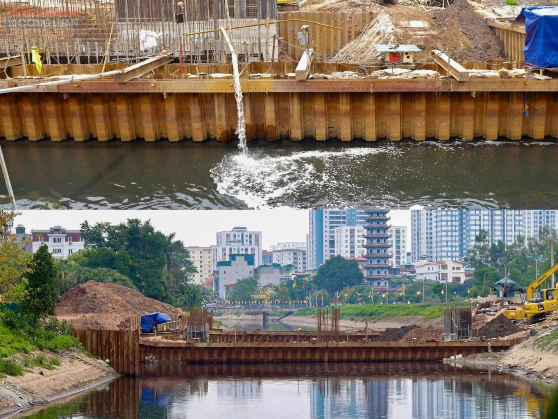 Đập dâng hoạt động tương tự như đập tràn hoặc cống điều tiết, cho phép kiểm soát mực nước theo nhu cầu vận hành. Kết cấu đập cho phép linh hoạt trong việc điều chỉnh dòng chảy, giúp giữ nước khi cần và xả nước khi dư thừa.