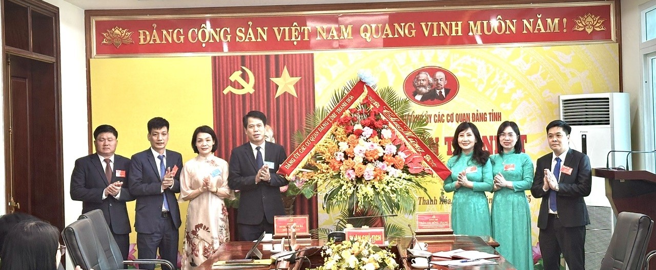 Đại hội lần thứ nhất Chi bộ Cơ quan Đảng ủy các cơ quan Đảng tỉnh Thanh Hóa