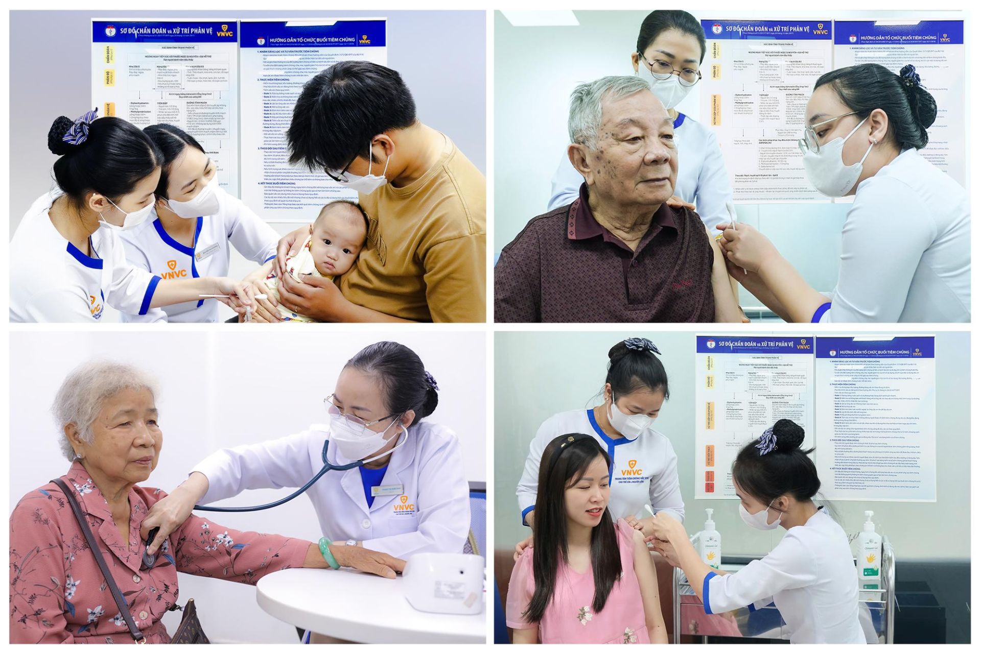 VNVC là hệ thống tiêm chủng hàng đầu Việt Nam với hơn 230 trung tâm tiêm chủng hiện đại khắp cả nước, quy tụ đội ngũ bác sĩ, điều dưỡng chuyên môn cao, 100% có chứng chỉ an toàn tiêm chủng