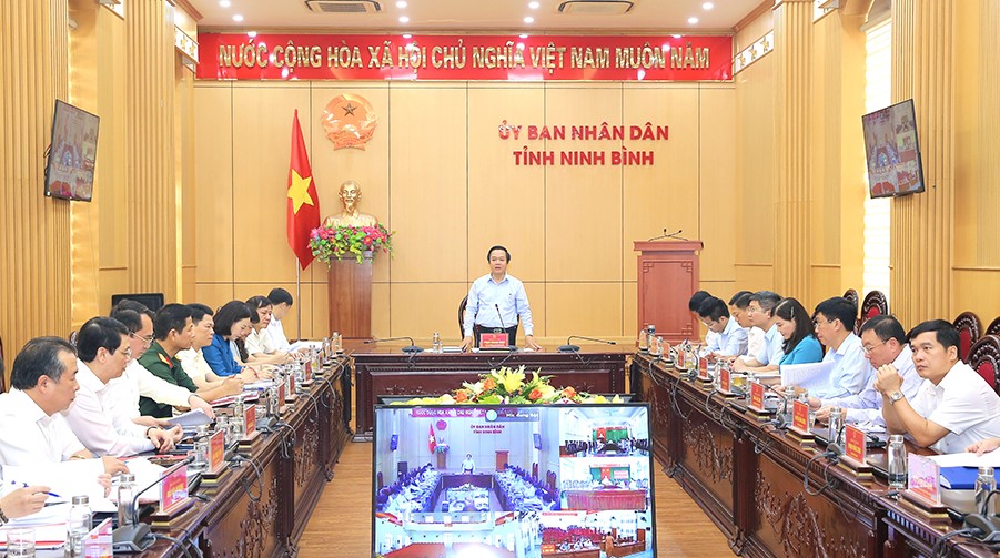 Ninh Bình tổ chức Hội nghị giao ban thường kỳ tháng 7: Quyết tâm tạo bứt phá sau sáp nhập