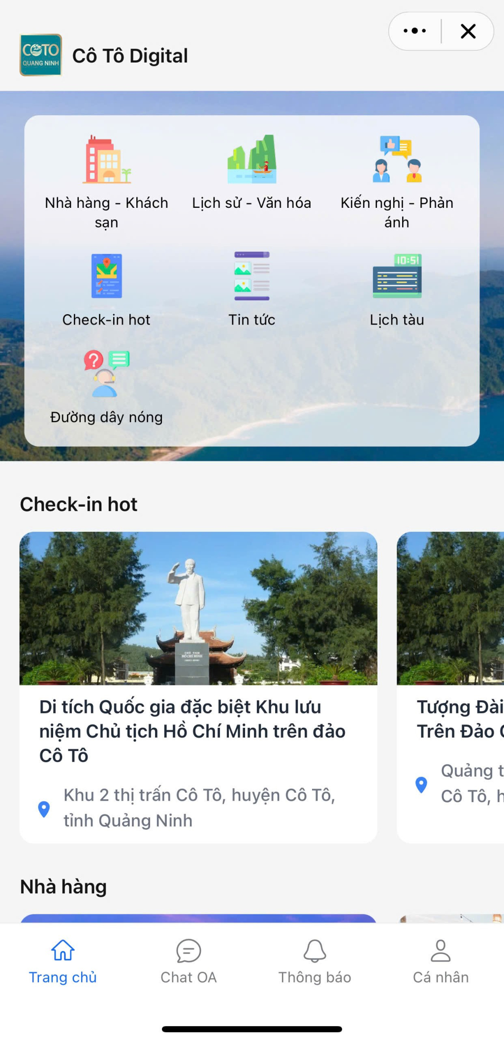 Ra mắt ứng dụng “Cô Tô Digital”