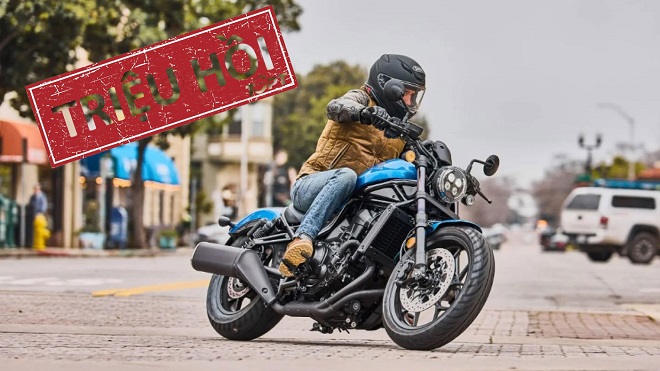 Honda Rebel 1100 triệu hồi tại Việt Nam do lỗi phần mềm điều khiển động cơ