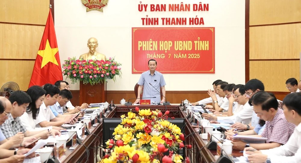 UBND tỉnh Thanh Hóa tổ chức phiên họp tháng 7/2025