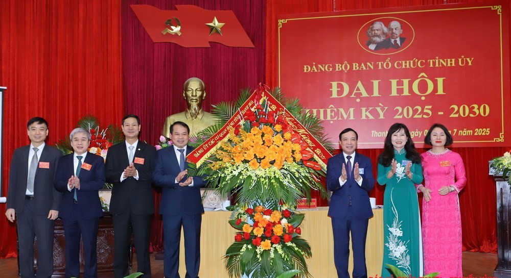 Đại hội Đảng bộ Ban Tổ chức Tỉnh uỷ Thanh Hóa nhiệm kỳ 2025-2030
