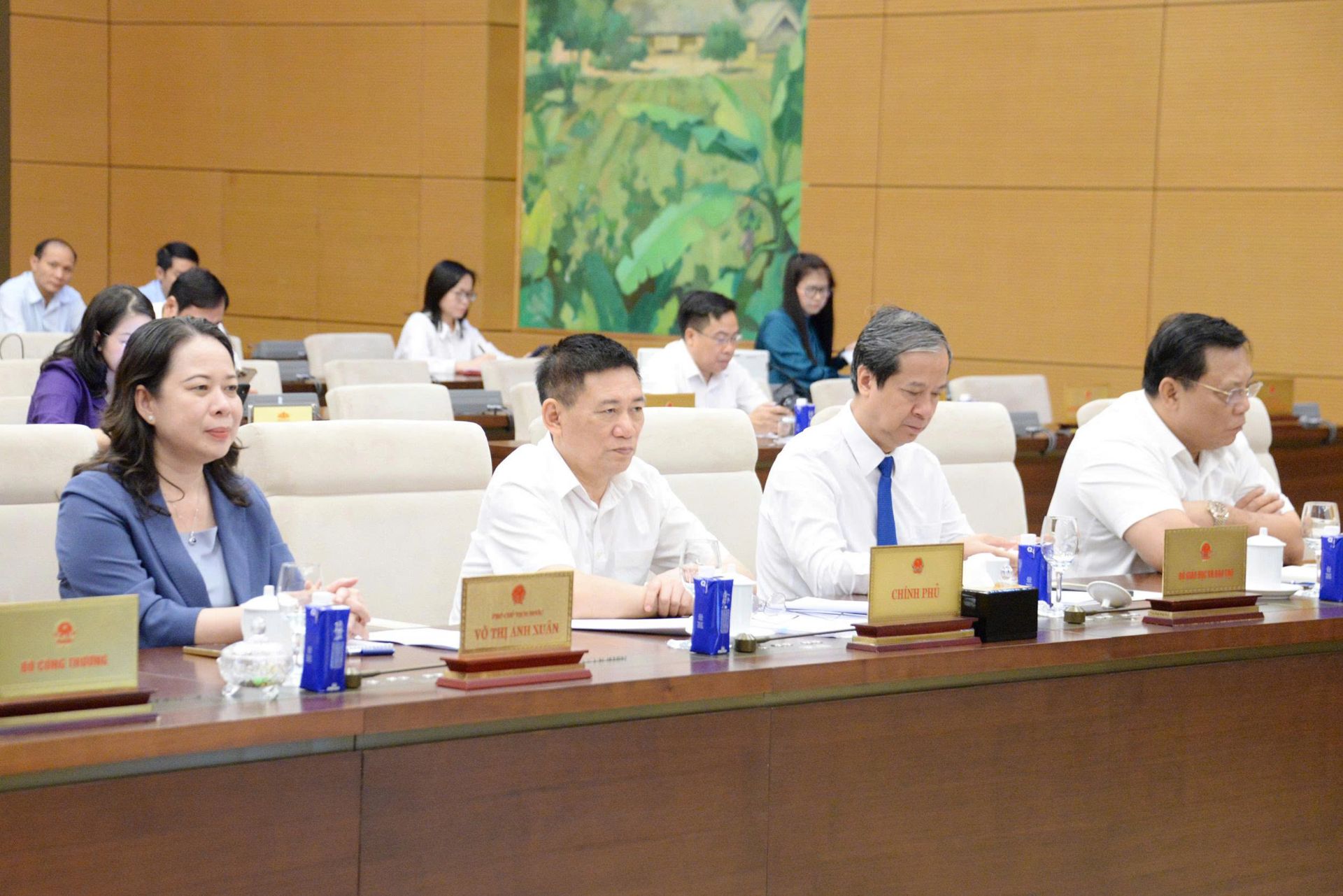 Phó Chủ tịch nước Võ Thị Ánh Xuân, Phó Thủ tướng Hồ Đức Phớc và lãnh đạo một số Bộ, ngành