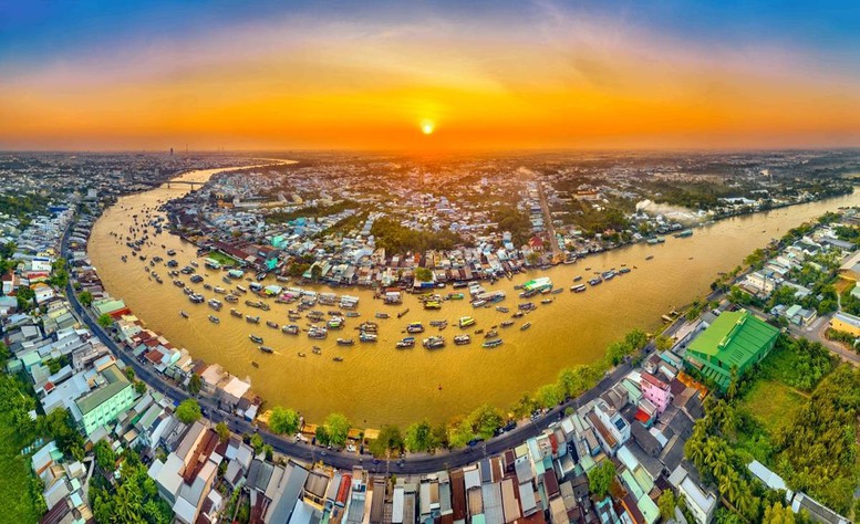 Chợ nổi Cái Răng (Cần Thơ) - điểm hấp dẫn du khách khi đến Tây Đô