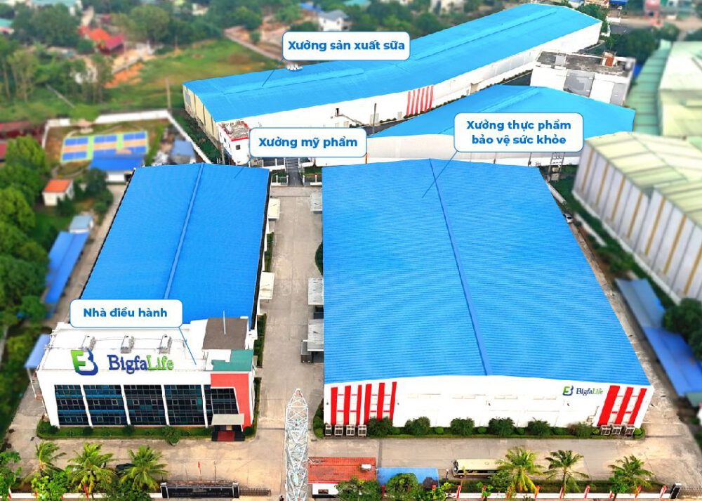 Toàn cảnh nhà máy Công ty Cổ phần BIGFA