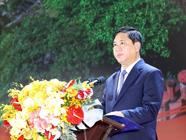 Ông Trần Quốc Nam- Phó Bí thư Tỉnh ủy, Chủ tịch UBND tỉnh phát biểu