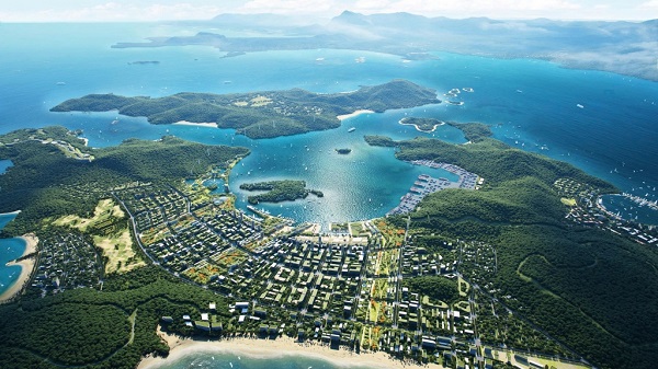 Hình ảnh mô phỏng KĐT mới Đầm Môn