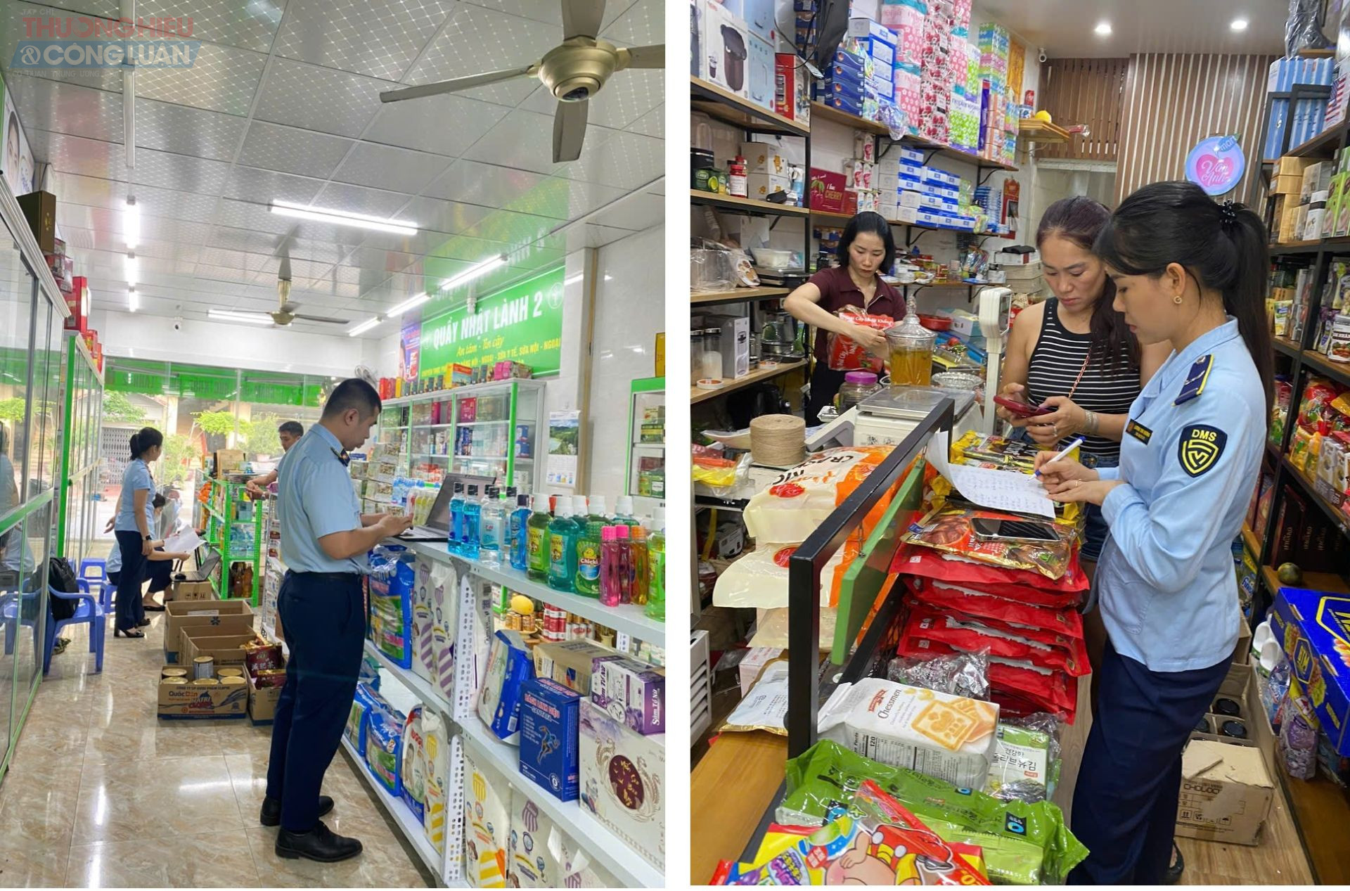 Lực lượng QLTT kiểm tra, kiểm soát hàng hóa theo quy định