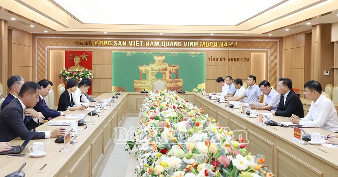 Quang cảnh buổi làm việc.(Ảnh báo Hưng Yên)