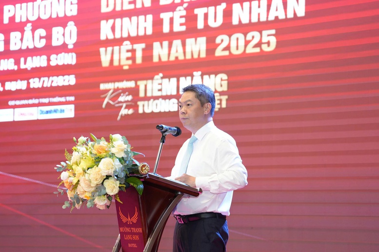 Ông Đoàn Thanh Sơn, Phó Chủ tịch UBND tỉnh Lạng Sơn phát biểu - Ảnh: VGP/HT Ông Đoàn Thanh Sơn, Phó Chủ tịch UBND tỉnh Lạng Sơn phát biểu - Ảnh: VGP/HT