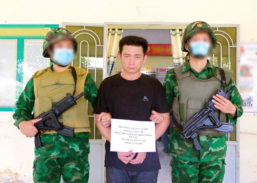 Đối tượng Nguyễn Văn Thìn bị bắt giữ