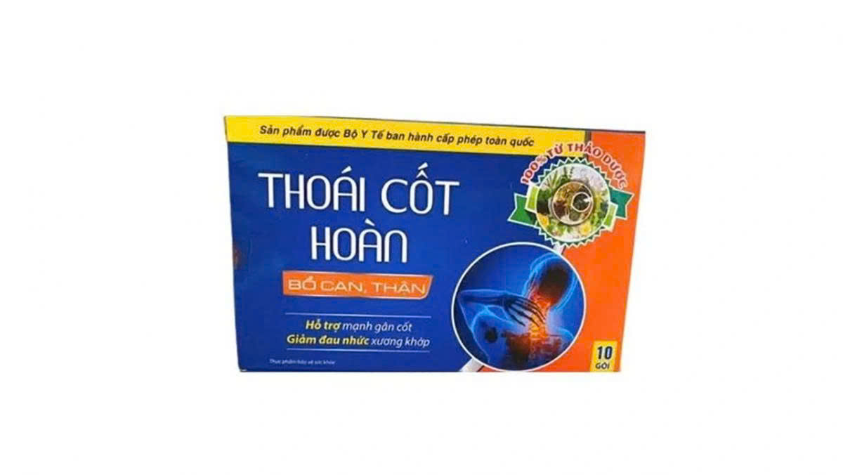 Thực phẩm bảo vệ sức khỏe Thoái Cốt Hoàn bị thu hồi giấy công bố. Ảnh minh họa Thực phẩm bảo vệ sức khỏe Thoái Cốt Hoàn bị thu hồi giấy công bố. Ảnh minh họa