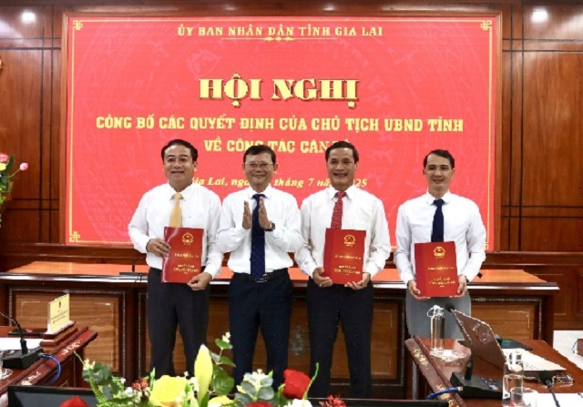 Gia Lai bổ nhiệm lãnh đạo Ban Quản lý Khu kinh tế tỉnh