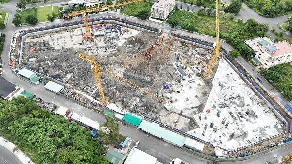 Nhiều dự án của Tập đoàn Hưng Thịnh cũng đang gặp vướng mắc không thể tiếp tục xây dựng