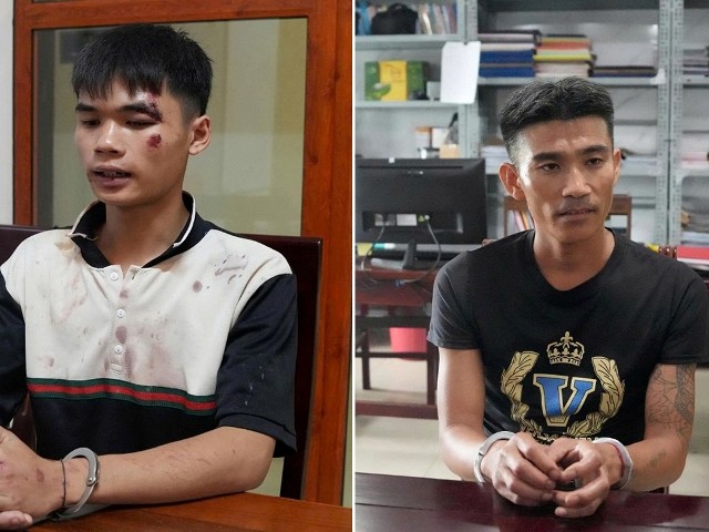 Các đối tượng bị bắt giữ trong vụ án.