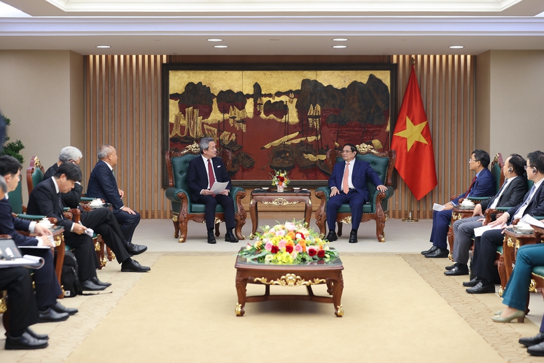 Thủ tướng hoan nghênh kế hoạch mở rộng đầu tư tại Việt Nam của Marubeni trong thời gian tới - Ảnh: VGP/Nhật Bắc Thủ tướng hoan nghênh kế hoạch mở rộng đầu tư tại Việt Nam của Marubeni trong thời gian tới - Ảnh: VGP/Nhật Bắc
