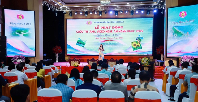 Nghệ An phát động cuộc thi ảnh, video “Nghệ An hạnh phúc” năm 2025