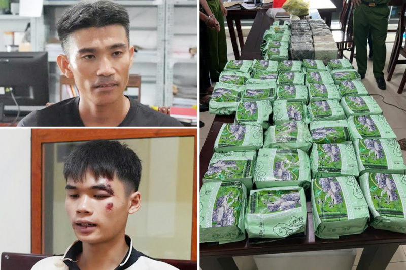 Triệt phá đường dây ma túy lớn, thu giữ 60 bánh heroin và 37 kg ma túy đá