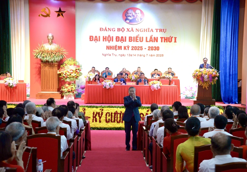 Đại hội Đại biểu Đảng bộ xã Nghĩa Trụ lần thứ I, nhiệm kỳ 2025-2030 khai mạc sáng 14/7 Đại hội Đại biểu Đảng bộ xã Nghĩa Trụ lần thứ I, nhiệm kỳ 2025-2030 khai mạc sáng 14/7