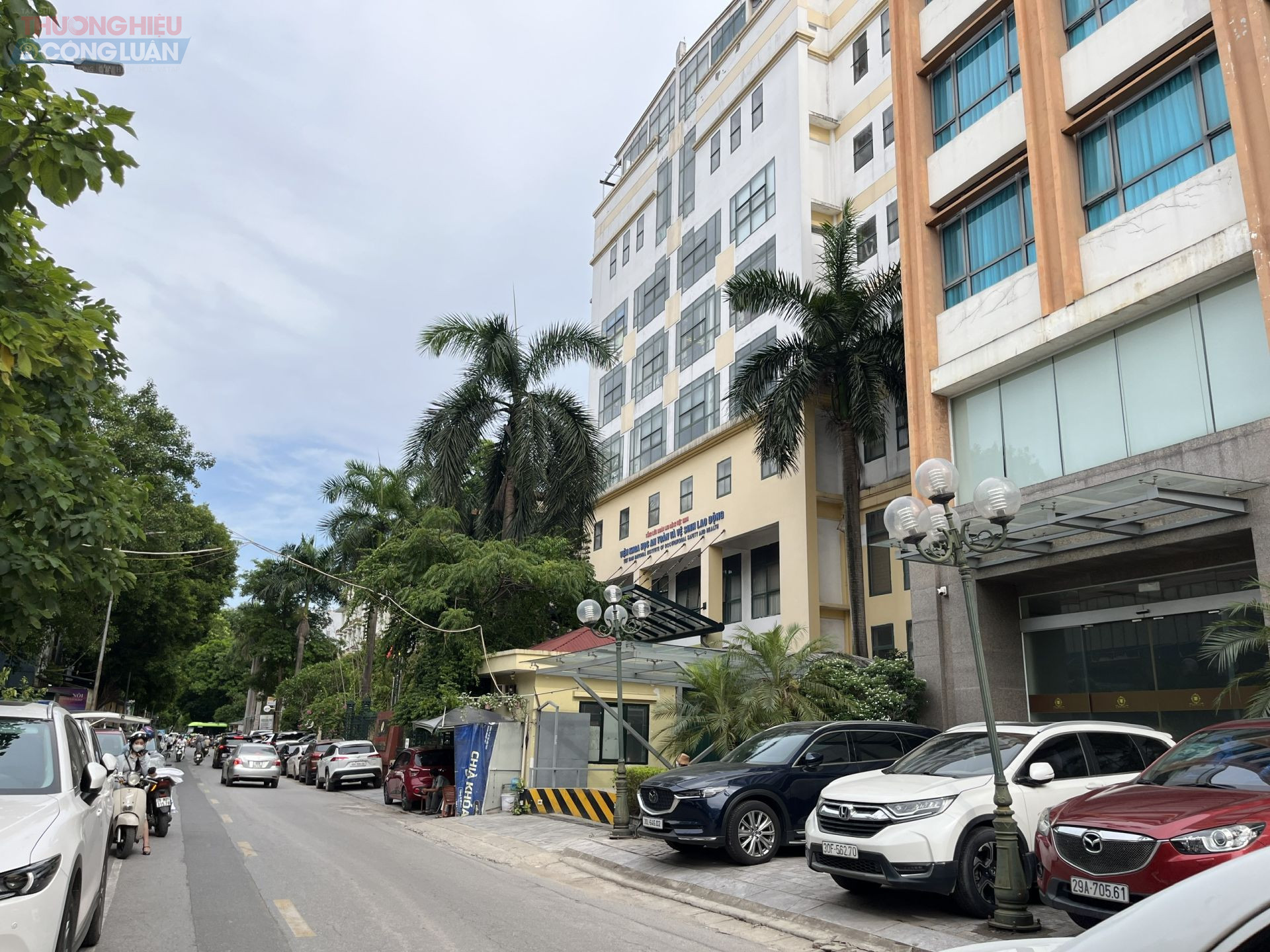 Đoạn đường này đã được trải nhựa, có vỉa hè, cây xanh, điện chiếu sáng đô thị.