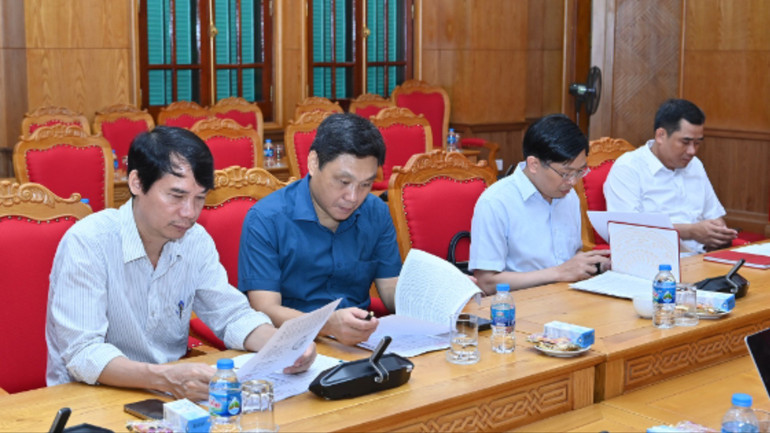 Các đại biểu dự hội nghị giao ban. (Ảnh: Đăng Khoa) Các đại biểu dự hội nghị giao ban. (Ảnh: Đăng Khoa)