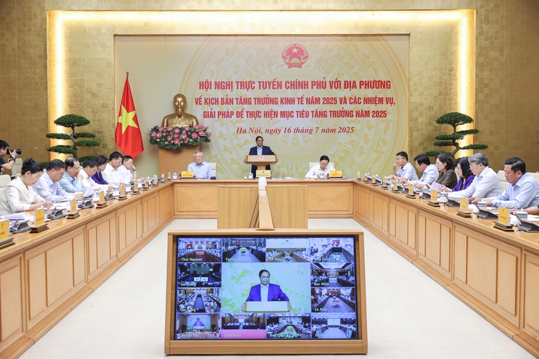 Thủ tướng yêu cầu xây dựng, trình ban hành Nghị quyết của Chính phủ về chỉ tiêu tăng trưởng bảo đảm sát tình hình, mang tính cụ thể, tính khả thi, tính chiến đấu cao, tính hệ thống và đồng bộ, tính hiệu quả để bảo đảm mục tiêu đề ra - Ảnh: VGP/Nhật Bắc Thủ tướng yêu cầu xây dựng, trình ban hành Nghị quyết của Chính phủ về chỉ tiêu tăng trưởng bảo đảm sát tình hình, mang tính cụ thể, tính khả thi, tính chiến đấu cao, tính hệ thống và đồng bộ, tính hiệu quả để bảo đảm mục tiêu đề ra - Ảnh: VGP/Nhật Bắc