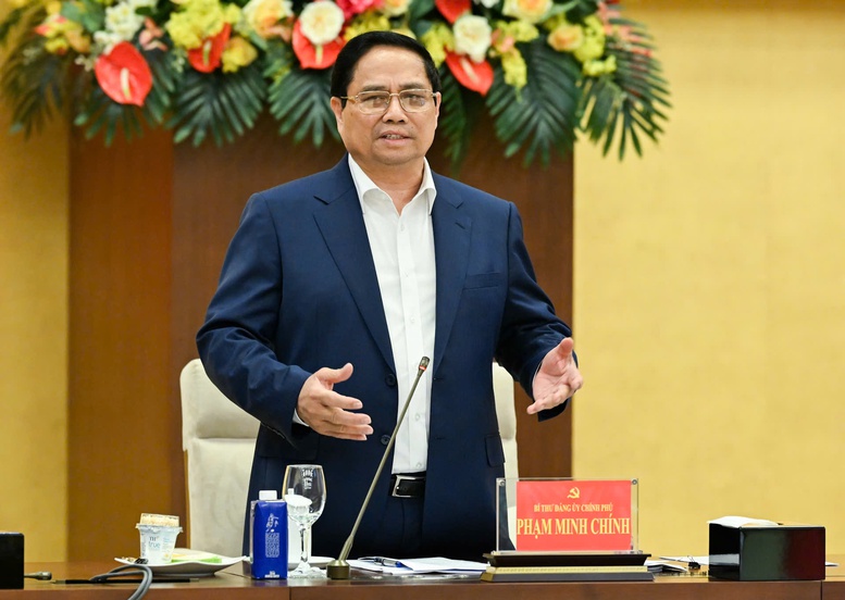 Theo Thủ tướng, thời gian qua, Chính phủ, Quốc hội đã hoàn thành khối lượng công việc rất lớn, vừa thực hiện sắp xếp lại giang sơn vừa đề ra các giải pháp để thúc đẩy tăng trưởng - Ảnh: VGP/Nhật Bắc