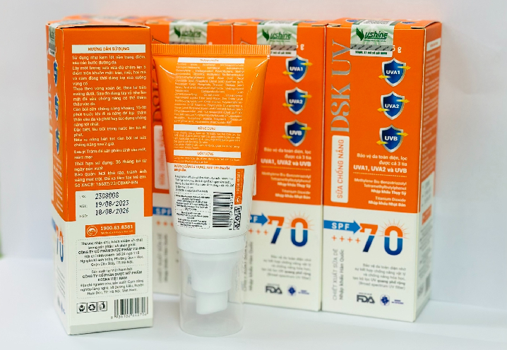 Thu hồi toàn quốc sản phẩm sữa chống nắng DSK UV không đạt tiêu chuẩn vi sinh Thu hồi toàn quốc sản phẩm sữa chống nắng DSK UV không đạt tiêu chuẩn vi sinh