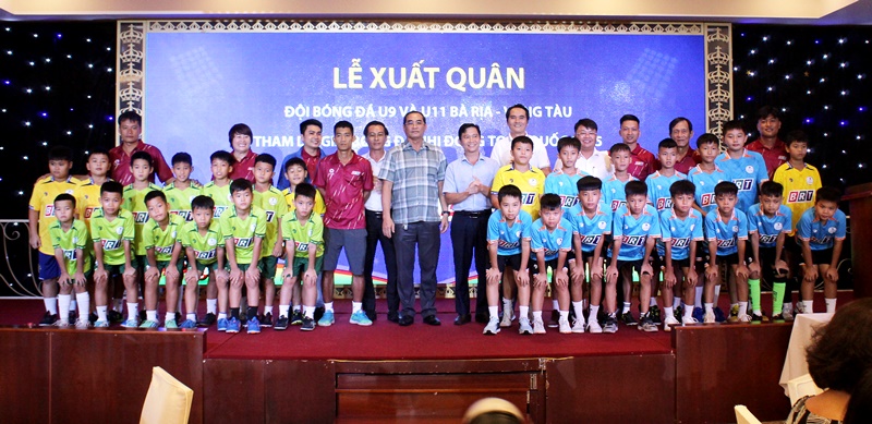 Khoác áo Bà Rịa – Vũng Tàu tham dự Giải bóng đá U9 và U11 toàn quốc