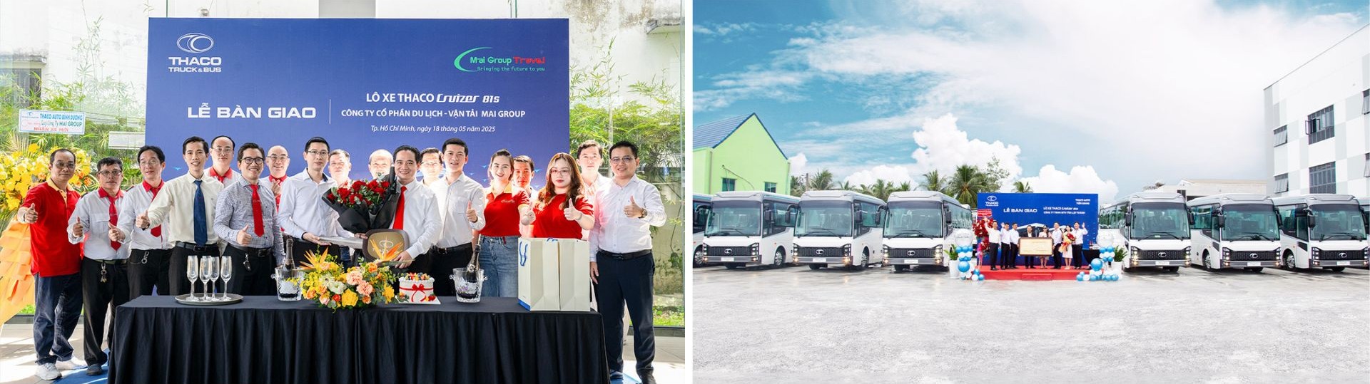 Lễ bàn giao lô xe THACO Cruizer