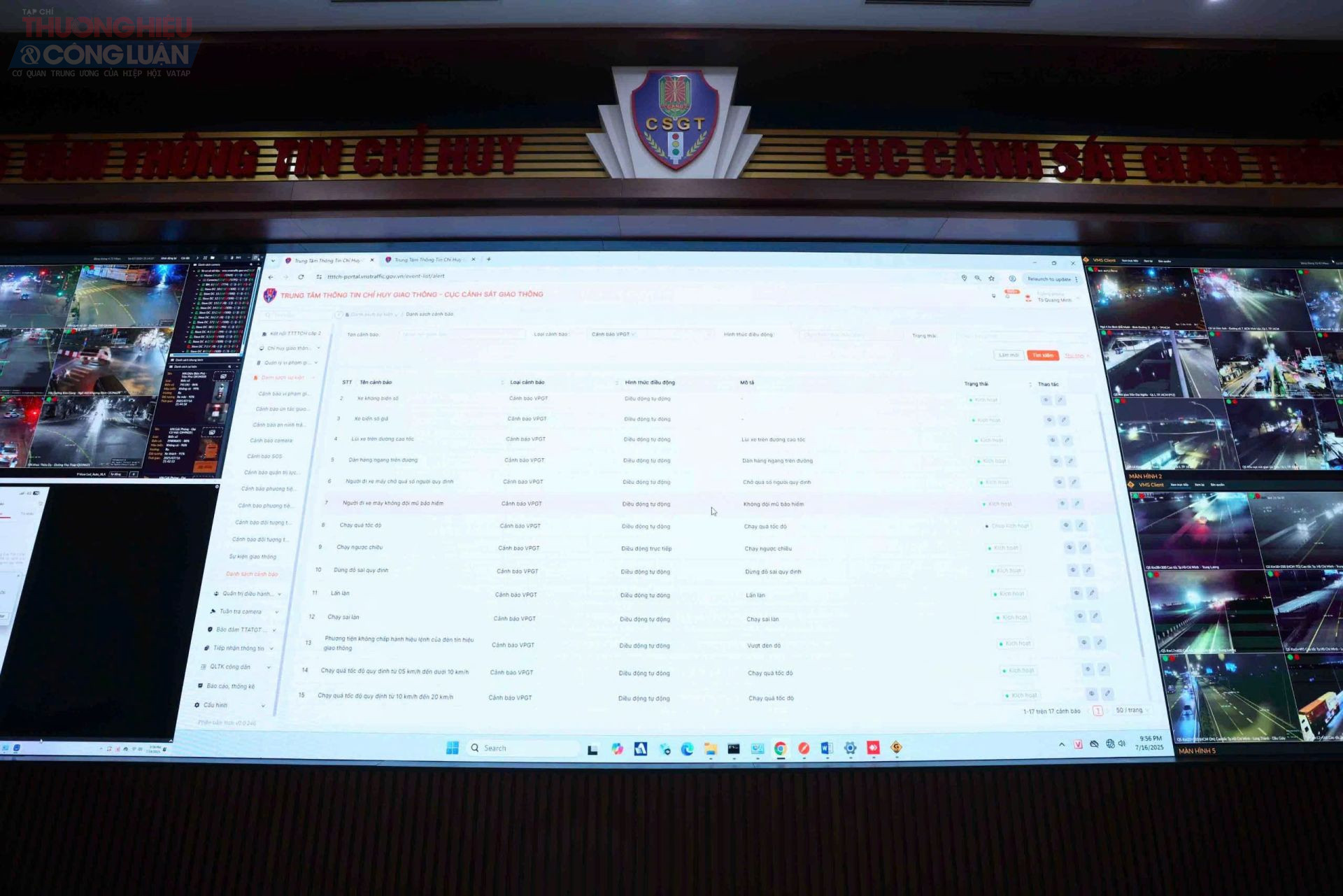 Dữ liệu sau khi đưa về trung tâm sẽ được hệ thống AI phân tích để nhận diện hành vi. Lực lượng CSGT trên cơ sở đó sẽ chuyển thông tin vi phạm nhanh nhất tới chủ xe thông qua ứng dụng VNeTraffic. Các camera ứng dụng AI sau khi ghi nhận vi phạm sẽ lập tức trích xuất hình ảnh/clip liên quan gồm tuyến đường, thời gian vi phạm, hành vi… và đưa ra được ngay chủ xe này là ai.