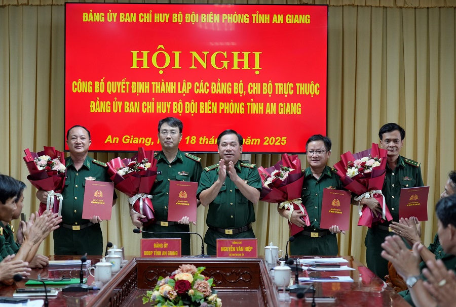 Công bố quyết định thành lập Đảng bộ, Chi bộ trực thuộc