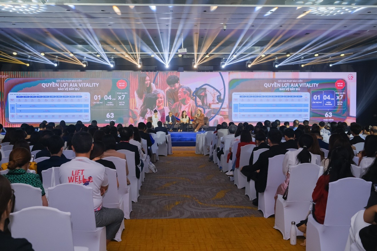 Một trong những điểm nhấn của Bảo hiểm liên kết chung AIA – Khỏe Trọn Vẹn còn nằm ở việc khuyến khích lối sống khỏe mạnh thông qua chương trình AIA Vitality Một trong những điểm nhấn của Bảo hiểm liên kết chung AIA – Khỏe Trọn Vẹn còn nằm ở việc khuyến khích lối sống khỏe mạnh thông qua chương trình AIA Vitality