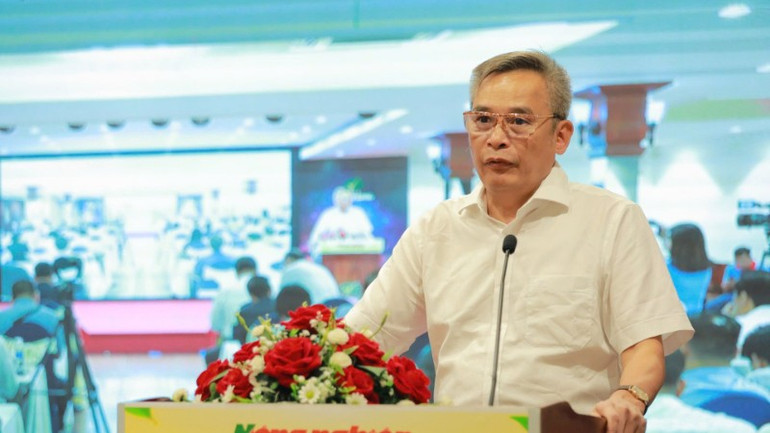 Ông Nguyễn Như Cường, Phó Vụ trưởng Vụ Khoa học và Công nghệ (Bộ Nông nghiệp và Môi trường) khẳng định, ngành trồng trọt đang chứng kiến sự vươn lên mạnh mẽ của cây ăn quả như một động lực tăng trưởng mới. (Ảnh: Báo Nhân dân)