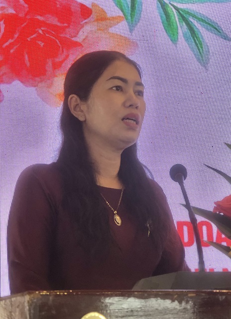 Bà Đặng Thị Hồng Hạnh phát biểu tại Hội nghị. Ảnh: Viết Hiền Bà Đặng Thị Hồng Hạnh phát biểu tại Hội nghị. Ảnh: Viết Hiền