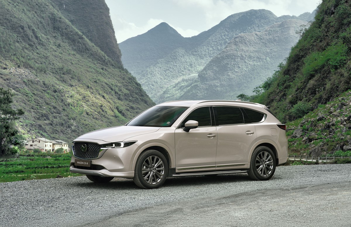 Mazda CX-8 - mẫu SUV 7 chỗ cao cấp, lựa chọn lý tưởng cho hành trình hè Mazda CX-8 - mẫu SUV 7 chỗ cao cấp, lựa chọn lý tưởng cho hành trình hè