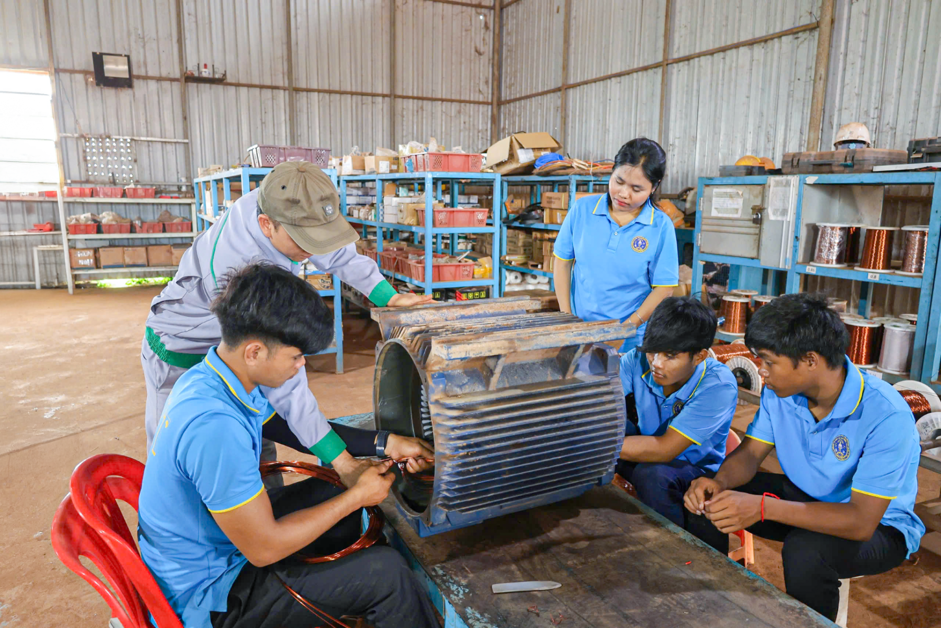 Chương trình hợp tác đào tạo giữa Trung tâm Đào tạo Nghề tỉnh Ratanakiri và KLH Koun Mom góp phần nâng cao chất lượng nguồn nhân lực