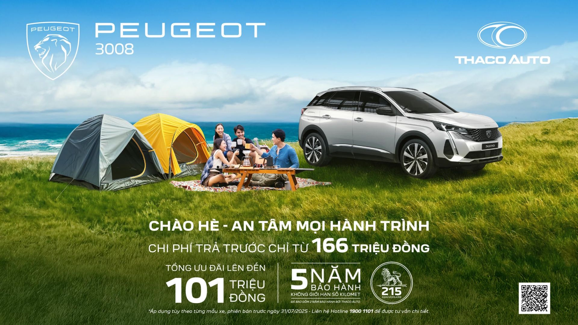 Peugeot ưu đãi hè lên đến 110 triệu đồng Peugeot ưu đãi hè lên đến 110 triệu đồng