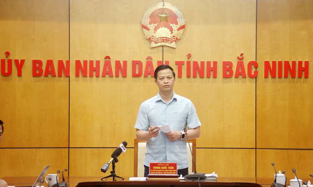 Đồng chí Vương Quốc Tuấn phát biểu chỉ đạo tại hội nghị. Đồng chí Vương Quốc Tuấn phát biểu chỉ đạo tại hội nghị.