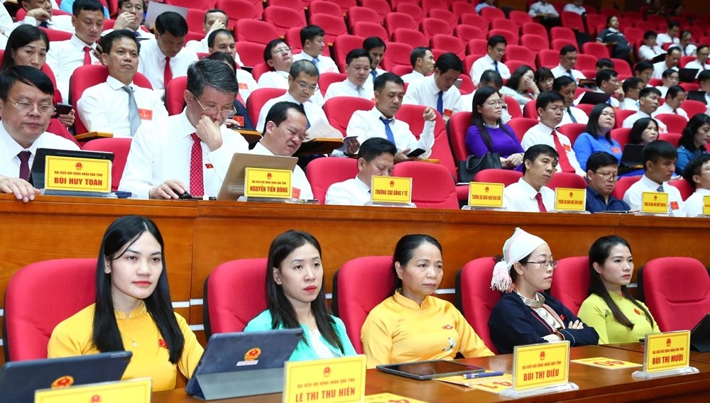 Đại biểu dự phiên thảo luận.