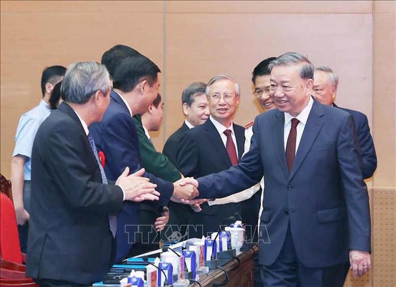 Tổng Bí thư Tô Lâm dự Lễ kỷ niệm 65 năm Ngày truyền thống ngành KSND - Ảnh: TTXVN Tổng Bí thư Tô Lâm dự Lễ kỷ niệm 65 năm Ngày truyền thống ngành KSND - Ảnh: TTXVN