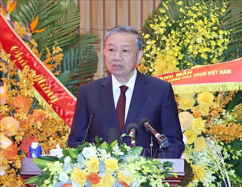 Tổng Bí thư nêu rõ, vai trò, trách nhiệm của ngành KSND trong thời gian tới là rất quan trọng - Ảnh: TTXVN Tổng Bí thư nêu rõ, vai trò, trách nhiệm của ngành KSND trong thời gian tới là rất quan trọng - Ảnh: TTXVN