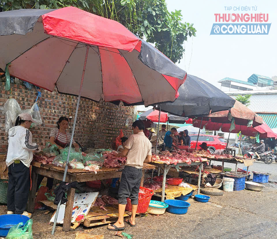 Các tiểu thương ở một chợ thuộc Từ Sơn, Bắc Ninh cho biết: Từ khi có thông tin dịch tả lợn châu Phi đang tái bùng phát trên diện rộng thì lượng khách thưa dần.